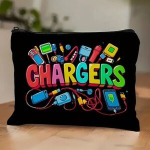 Colorful Chargers Pouch Accessories Case